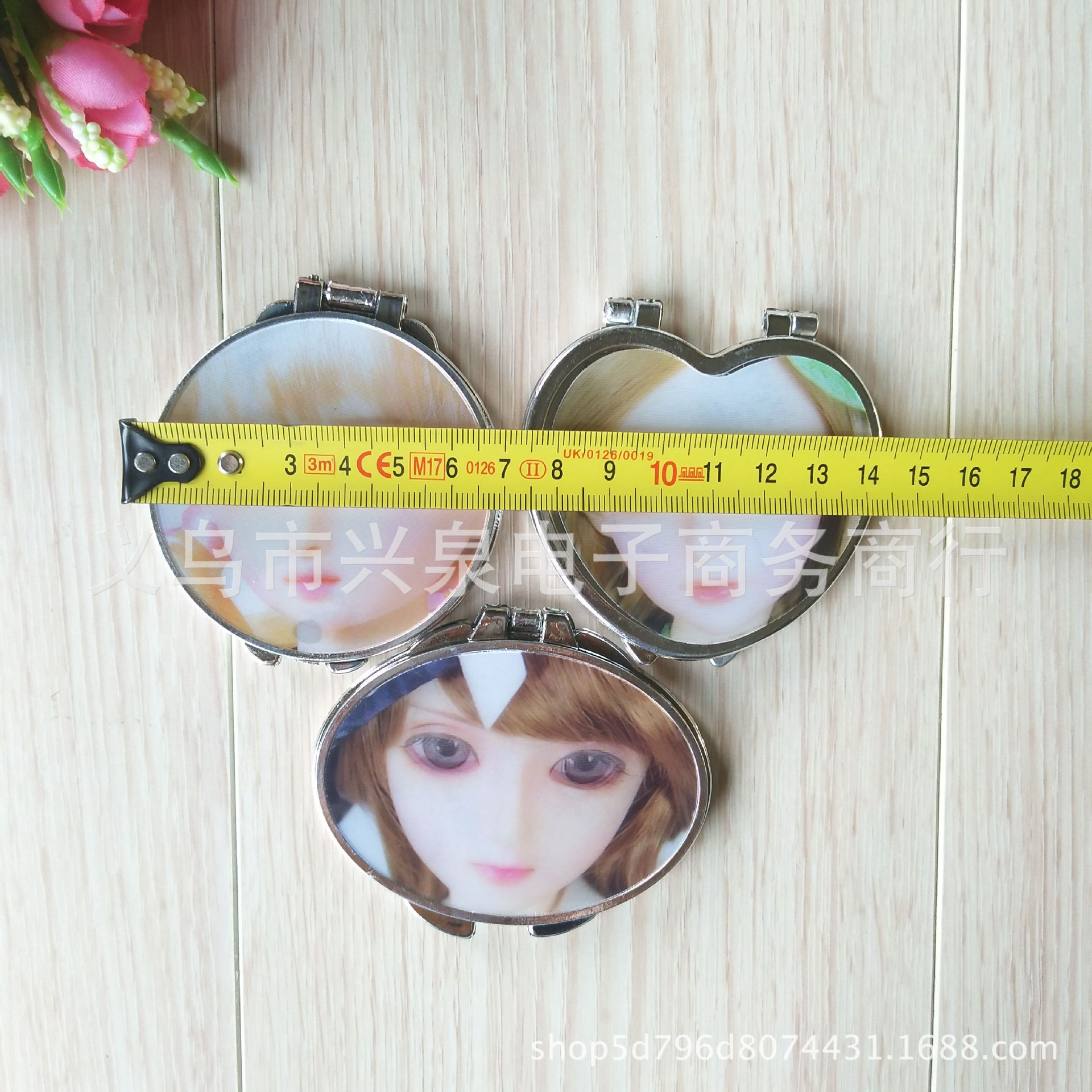 【 Zone 3-10 】 Blinking glasses: 60 yuan per box, 600 yuan per case. 3D blinking glasses for cartoon characters, portable makeup mirror, folding mirror, double-sided mirror: 1 yuan pic 6