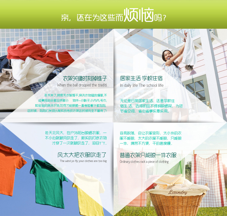 Kaiwang stainless steel sock rack, round clothes hanger, Solid 20-clip sock rack, multi-head clothes drying rack, wholesale of drying racks pic 13