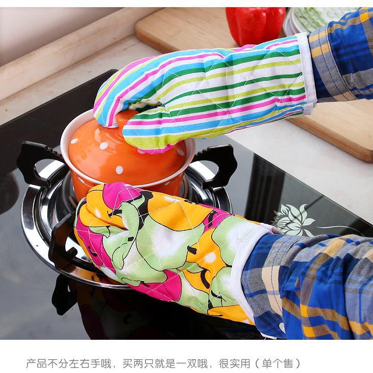 微波炉烤箱专用 厨房烘焙用的加厚耐高温防热防烫隔热手套批发详情4