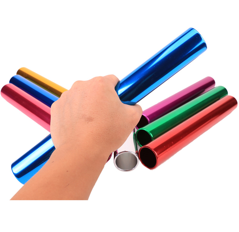 加粗3.8cm铝合金接力棒氧化电镀标准成人比赛接力棒传递棒信号棒详情15