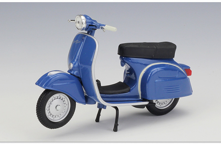 1:18Vespa 维斯帕踏板车摩托车仿真合金模型复古摩托车玩具车详情27