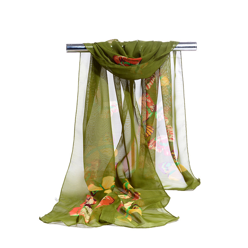 国潮厂家直销中国风版丝巾防晒大蝴蝶雪纺春夏长丝巾沙滩巾防嗮丝巾详情7