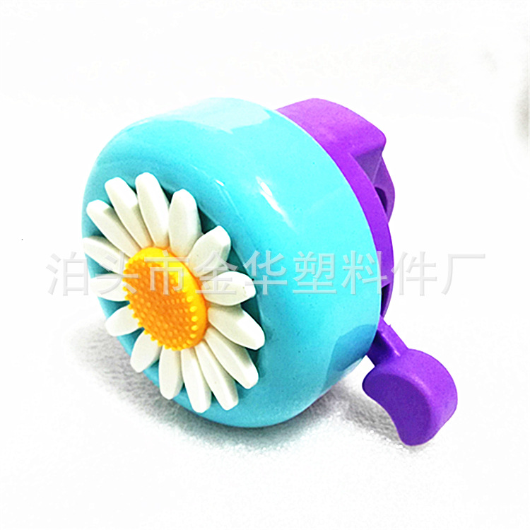 Bicycle bell accessories, chrysanthemum bicycle bells with flower decorations, small bell berths pic 7