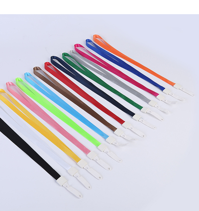 1.5CM one-piece leather strap straight extension lanyard, work ID lanyard, logo printed, name tag, lanyard manufacturer wholesale pic 19