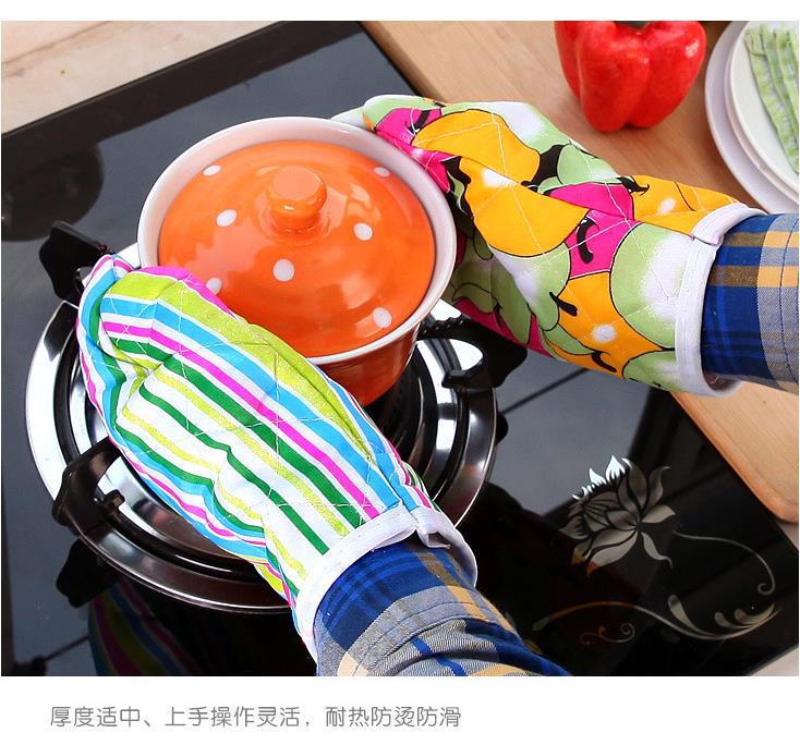 微波炉烤箱专用 厨房烘焙用的加厚耐高温防热防烫隔热手套批发详情5