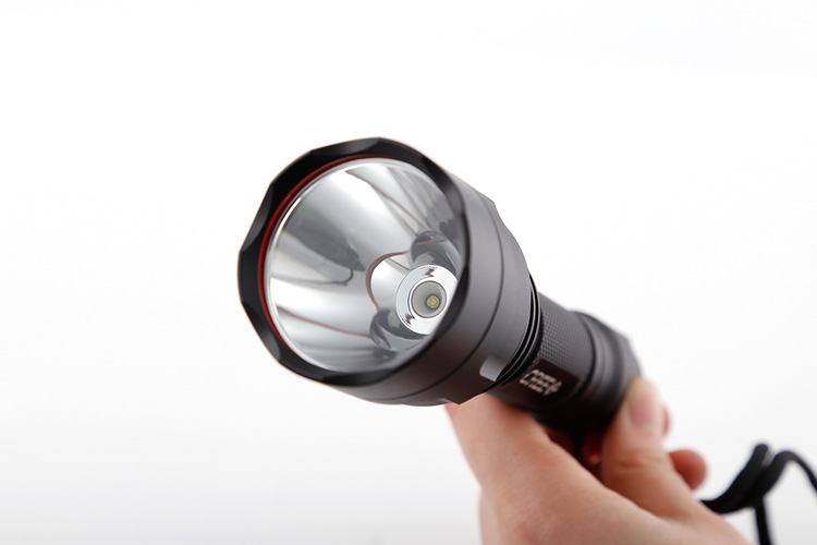 Hunter Tiger c8 led flashlight, strong light charging, waterproof, high-power outdoor flashlight, bicycle logo pic 25