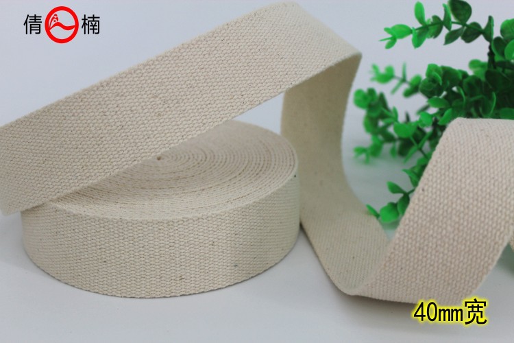 2cm/25/30/40/50mm wide all-cotton woven straps, bag straps, hand straps, clothing accessories, high density pic 7