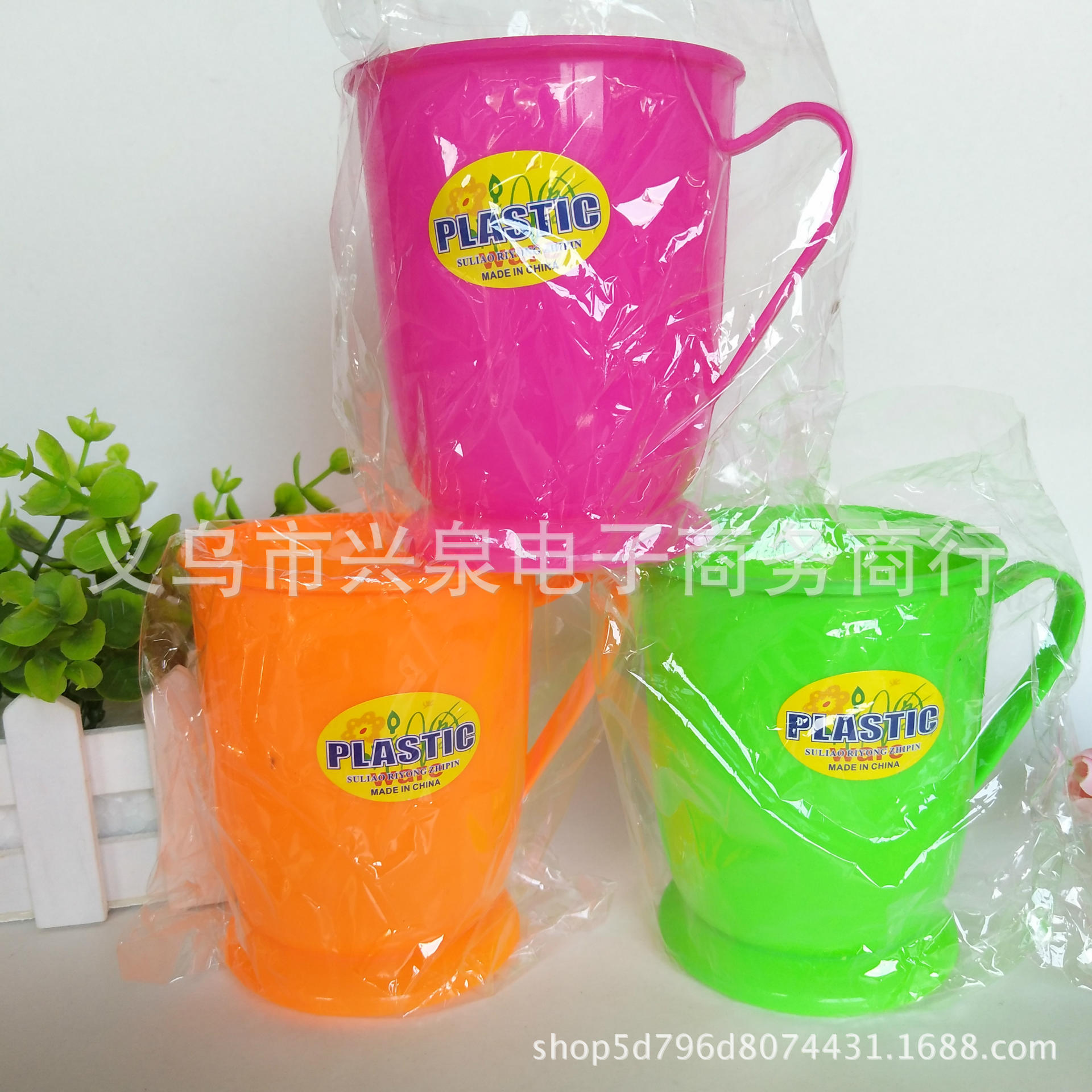 【 Zone 3-5 】2008C cups 6 per pack 504 per box, one-yuan store 2008c plastic mouth cups, mouthwash cups, brushing cups, colored plastic cups pic 8