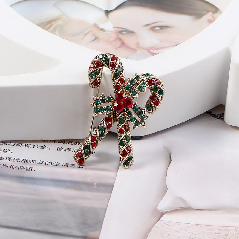 Cross-border sourcing, wish bestsellers, European and American trends, AliExpress hot sales, New Year clothing and accessories, creative Christmas walking sticks, brooches pic 68