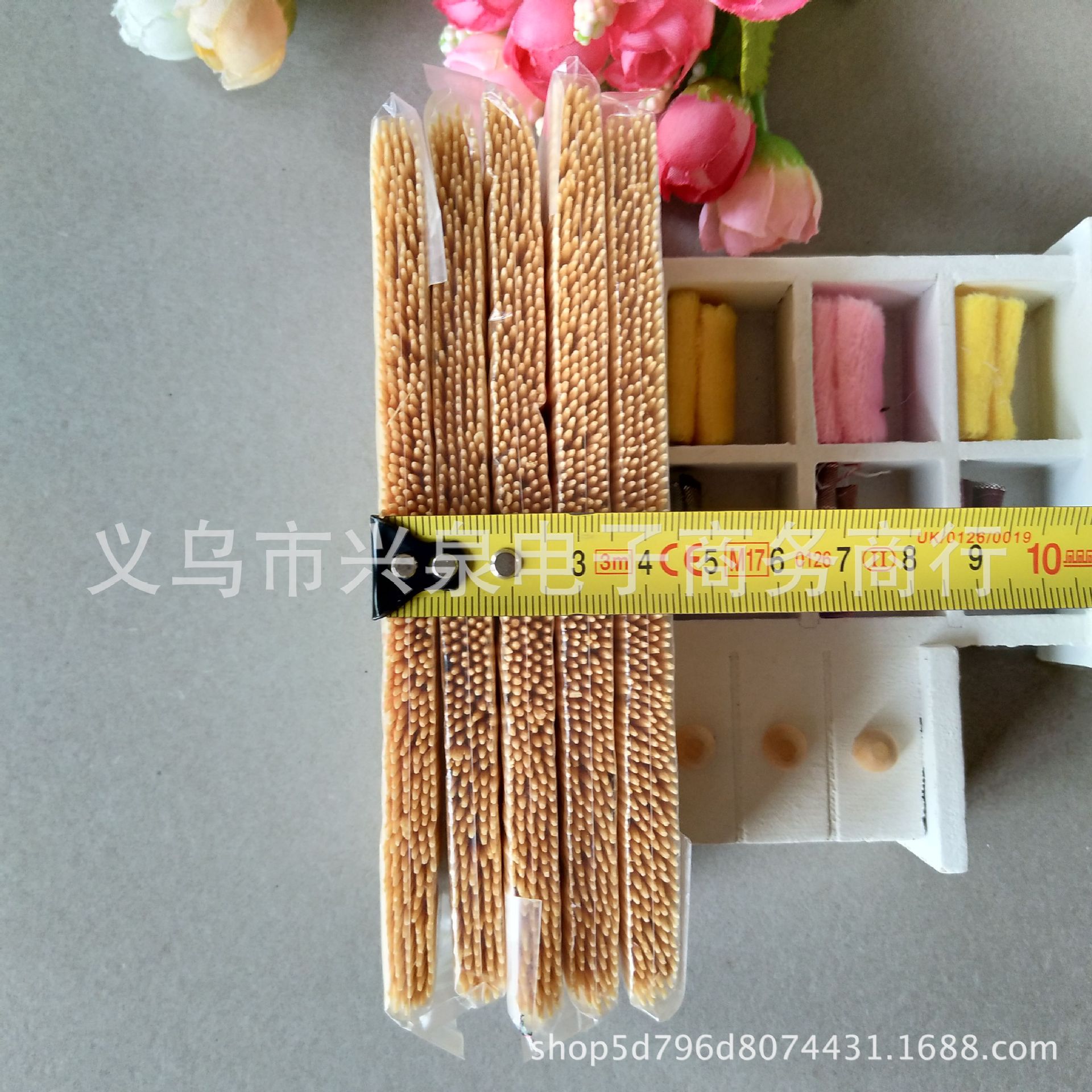 【 Zone 1-1 】 Large pack Toothpicks 10/ Pack 720/ box One-yuan store bamboo toothpicks Large pack Toothpicks Street stall Best-selling toothpicks Yiwu one-yuan Department Store Special Batch pic 4