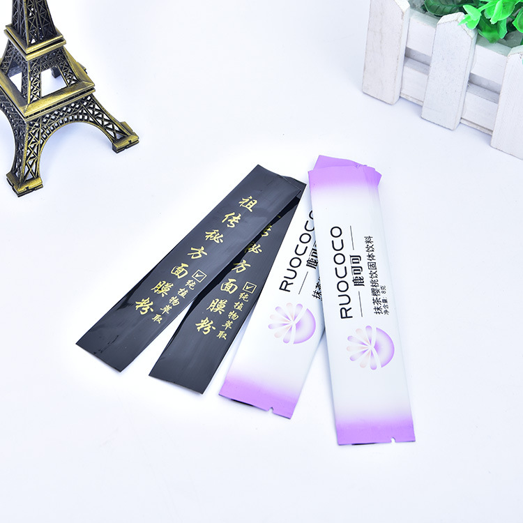 In-stock aluminum foil sealed bags, sealed accordion food bags, long strip powder coffee back-sealed bags, candy bags pic 9