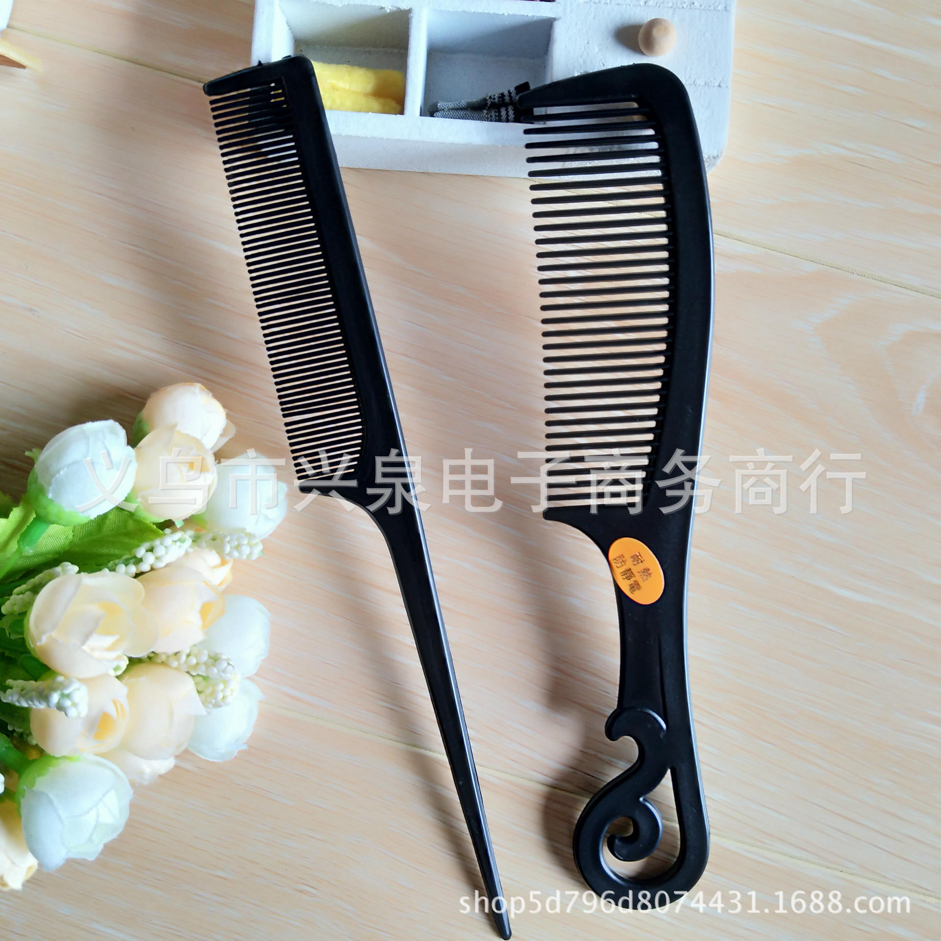 【3-11】 Black pair combs, 20 yuan per pack, 1440 yuan per box. Store combs, two sets of combs, hair care combs, pointed black combs, wholesale for one yuan pic 6
