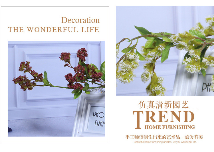 仿真桂花仿真花婚庆花艺仿真四季桂桂花树婚庆布景场景布置背景详情7