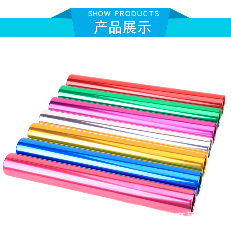 加粗3.8cm铝合金接力棒氧化电镀标准成人比赛接力棒传递棒信号棒详情14