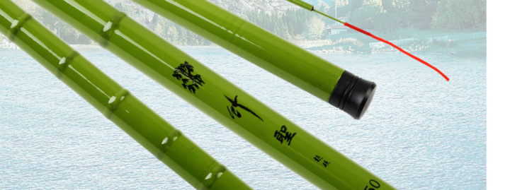 新手训练鱼竿手竿玻璃钢竿纤维硬调竹圣防竹涂装溪流竿防滑握把详情3
