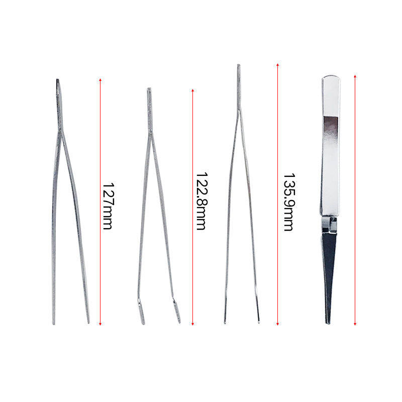 7pc tweezers set, anti-static elbow electronic pliers, mobile phone repair tweezers set, hardware tools pic 25