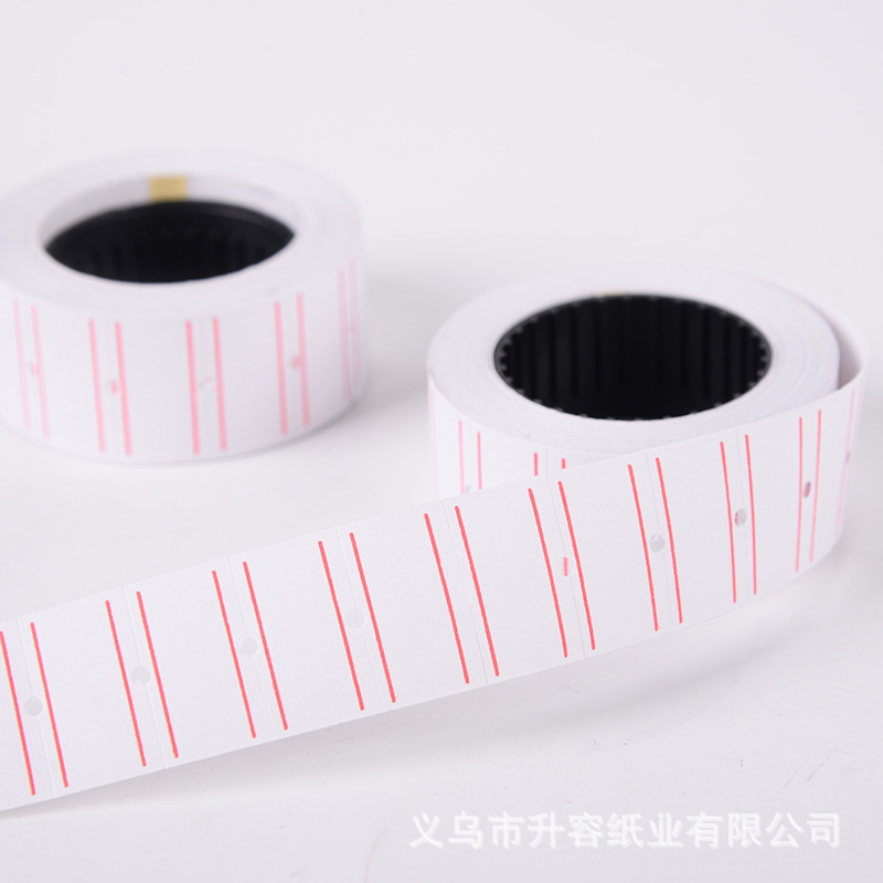 Factory direct sales of 22*12cm water-based adhesive single-row 500 pieces of price tag paper and supermarket label paper. Custom orders based on samples pic 9