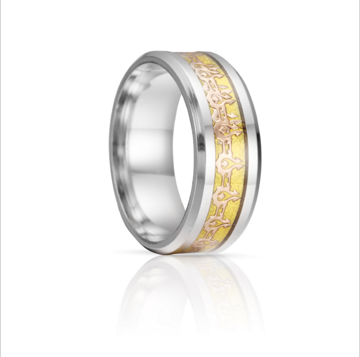 New stainless steel rings for anime and game accessories, European and American jewelry, AliExpress pic 20