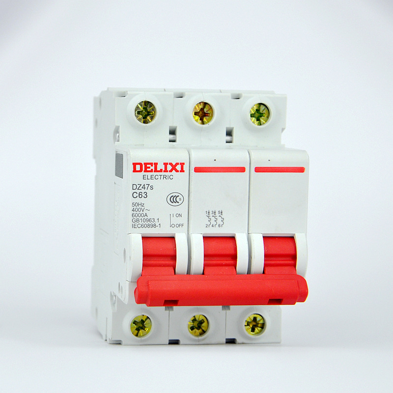 Delixi New DZ47s air switch, low-voltage miniature circuit breaker 1 2 3 4p air switch pic 7
