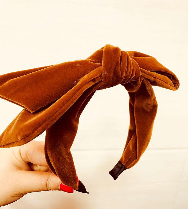 韩版代购  2023复古百搭小香风加厚金丝绒双层大蝴蝶发箍发卡爆款详情17