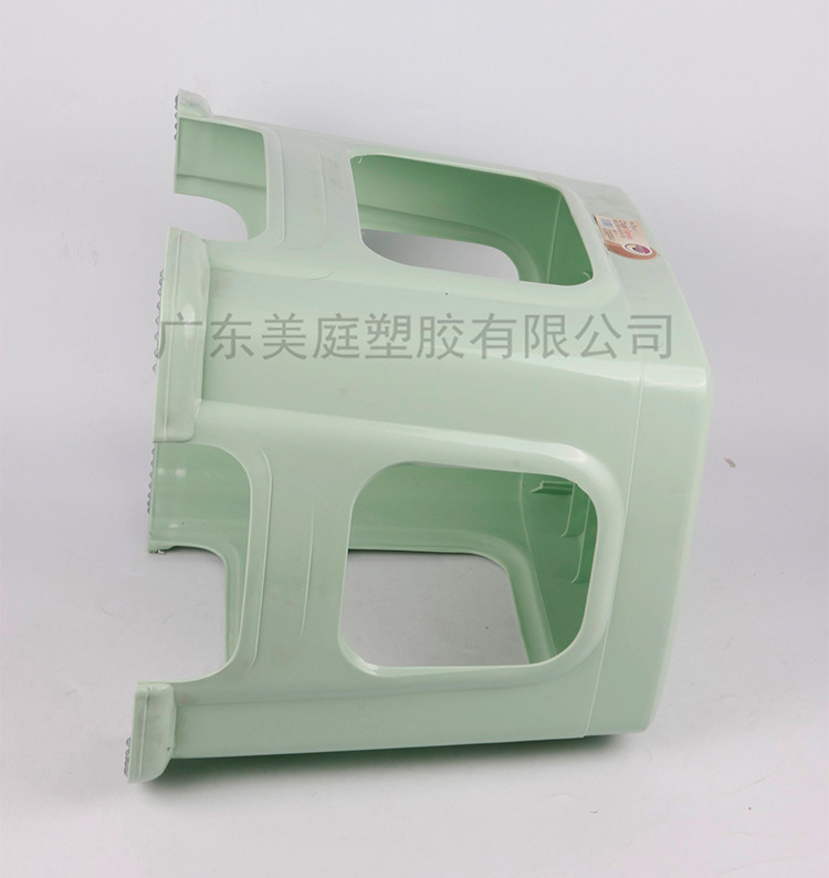 厂家批发MF93-4137格纹长方凳 时尚家用塑料凳子 加厚成人高凳户外客厅椅子详情9