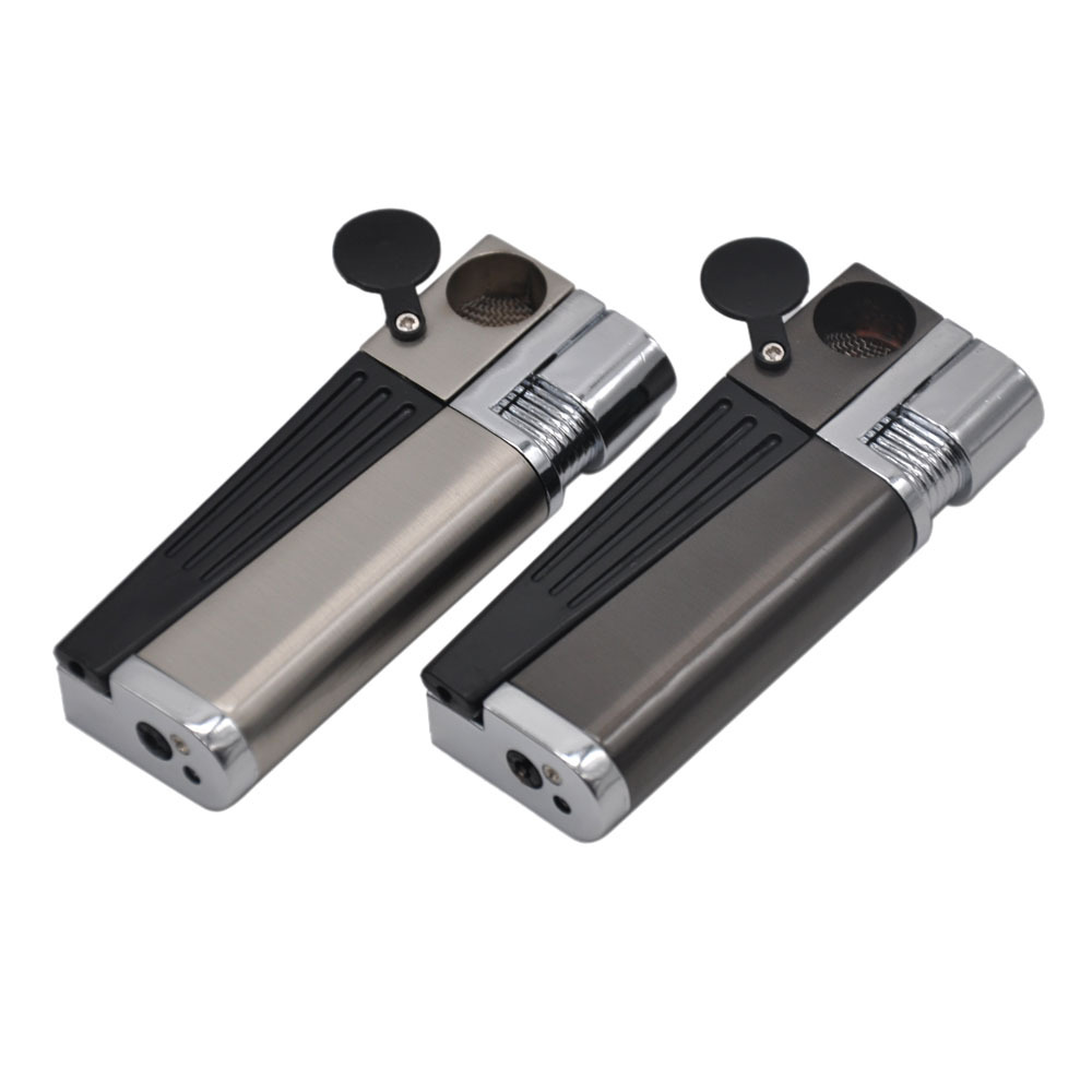 Hot-selling pipe machine creative lighter with pipe dual-purpose smoking accessories lighter set for cross-border use pic 2