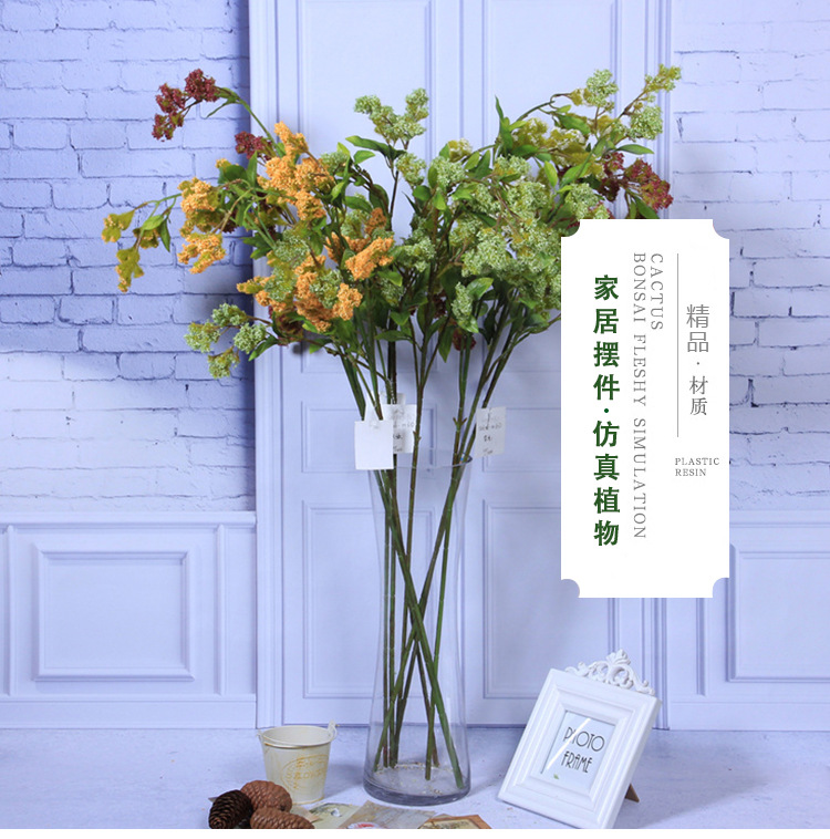 仿真桂花仿真花婚庆花艺仿真四季桂桂花树婚庆布景场景布置背景详情1