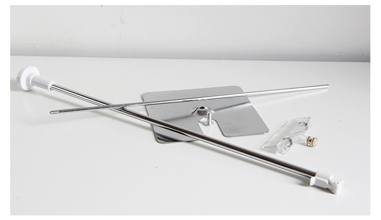 Desktop pop metal display stand, stainless steel telescopic advertising KT board, desktop advertising stand, supermarket display board stand, milk tea shop new product notice base, fresh food counter product label stand, fixed configuration for catering counter display pic 8