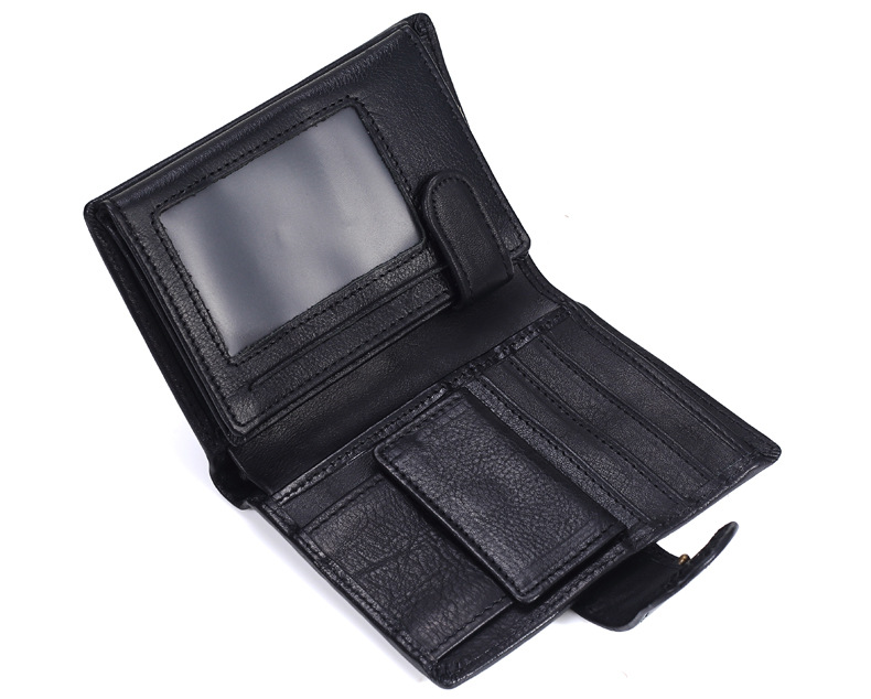 跨境男士短款真皮钱包复古零钱夹头层牛皮竖款卡包大容量详情22