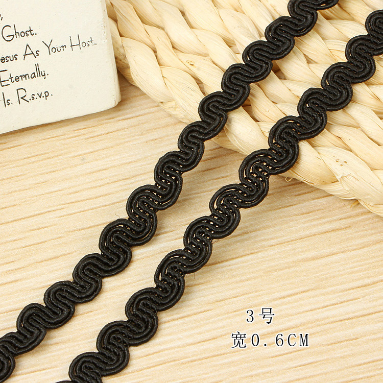 Black DIY lace clothing accessories and home decoration factory direct sales pic 9