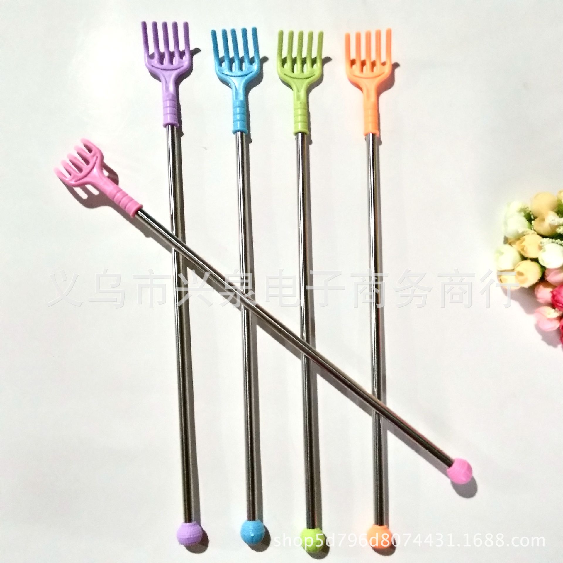 【 Zone 2-8 】【 Round Steel Pipe Itch Raker 】500 yuan per box, factory direct supply. Non-metal itch raker, no need to ask others to scratch. Metal back scratch/massager, one yuan, street goods pic 5