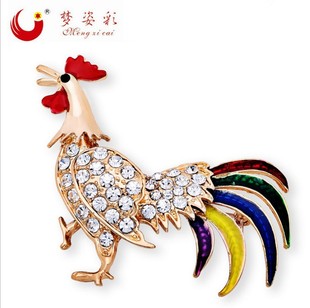 High-quality electroplated genuine white gold high-end horse brooch for men, Korean version, fashionable and versatile pin manufacturer wholesale pic 17