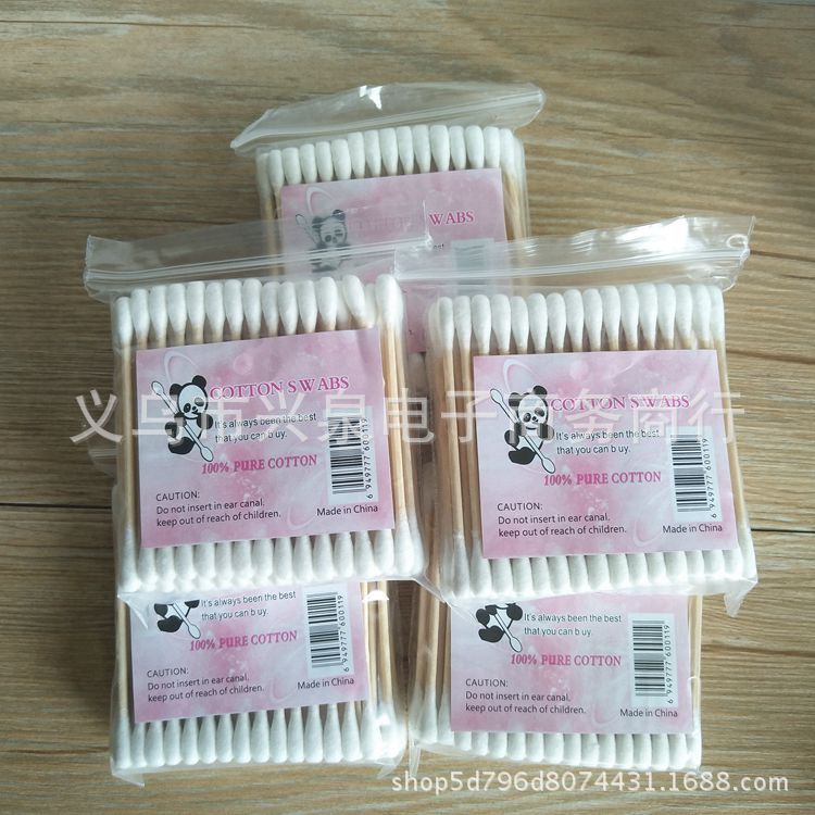 【 Zone 1-8 】80 cotton swabs, 20 per pack, 600 per box, one-yuan cotton swabs, 80 double-headed cotton swabs, makeup sticks, cleaning cotton swabs, one-yuan store, daily necessities pic 5