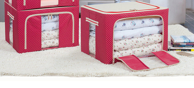 牛津布收纳箱大号可折叠收纳盒装衣被子玩具超大整理箱批发储物详情31