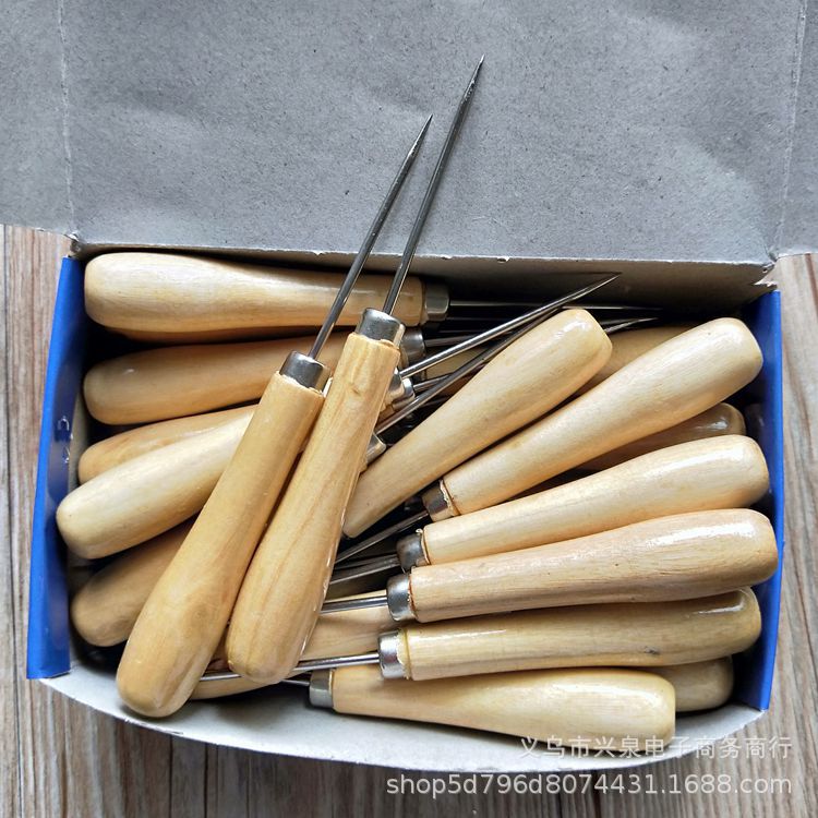 【 Zone 1-6 】 Medium-sized cones 30 per box 1500 per box 1 yuan store 1,000 pieces of crochet hooks, straight cones, shoe repair and mending tools 1 yuan 2 yuan supply sources, foreign trade supply sources, cheap general merchandise wholesale pic 1