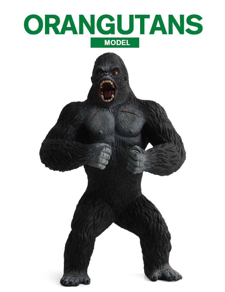 跨境外贸仿真科教动物模型黑猩猩野生猩猩玩具动植物仿真教具详情13