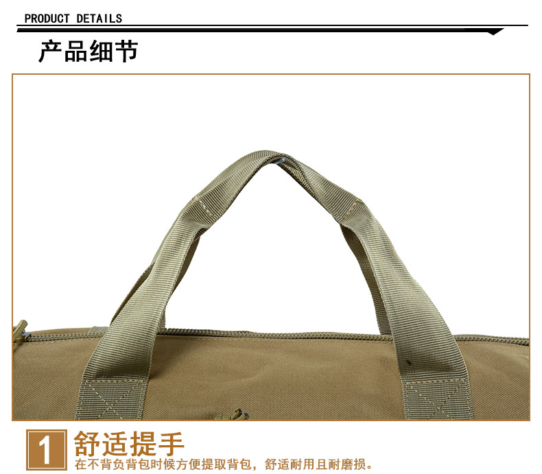 Yitu Mountaineering and Outdoor multi-functional travel Bag, Movement Crossbody Bag, Camping Camouflage bucket Bag, Military Fan Tactical Bag pic 14