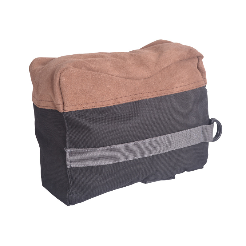 跨境爆款户外牛皮枪垫迷彩包战术沙包支撑包军迷包射击固定批发详情11