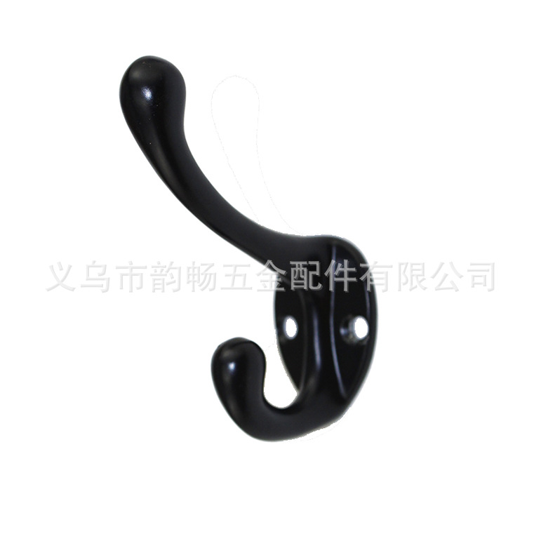 新衣钩合金复古挂钩 橱柜浴室挂衣钩墙壁挂钩老式单钩外贸55*43详情5