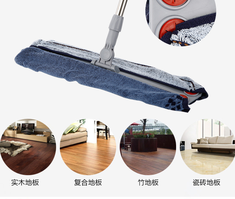 大号平板拖把免手洗家用懒人拖布吸水墩布拖地拖把干湿两用一拖净详情18