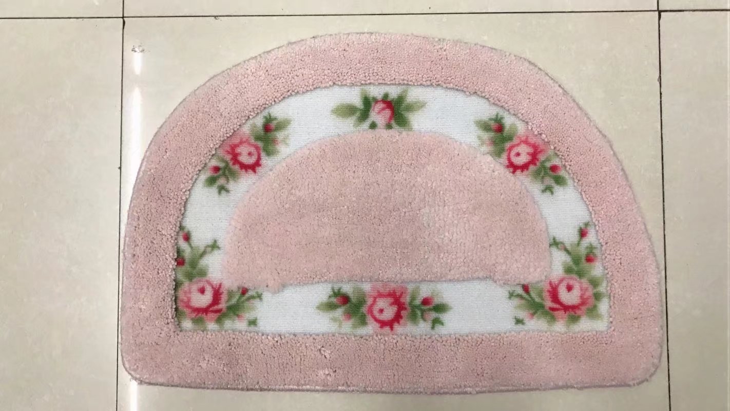 田园玫瑰进门地垫卧室门厅脚垫浴室门垫防滑垫子吸水地毯详情4