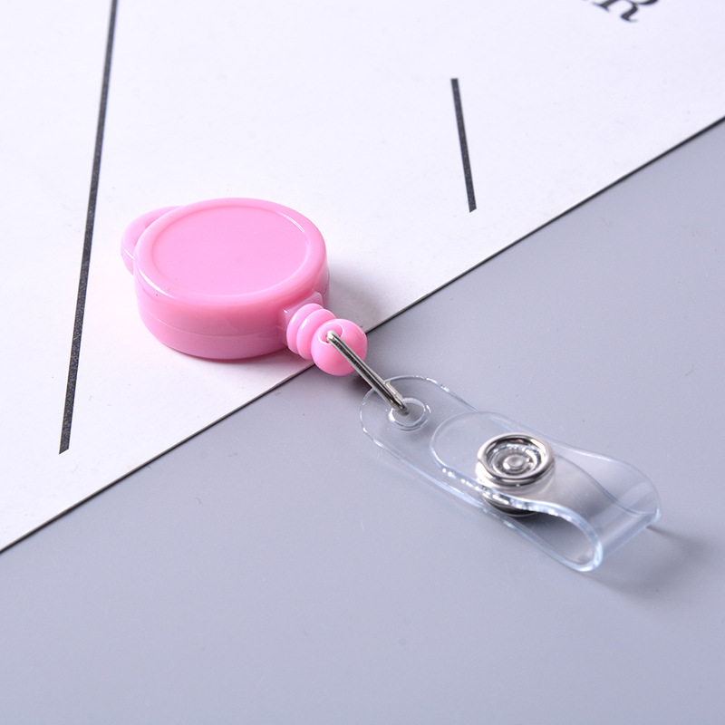 2.5cm small round pull-up buckle, metal pull-up buckle, ID card buckle, telescopic cartoon pull-up buckle, pull-down buckle, available in fixed color pic 18