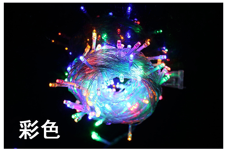 Outdoor LED string lighting project, starry sky Christmas festival decorative lights, wedding room decoration bare light string lights pic 10
