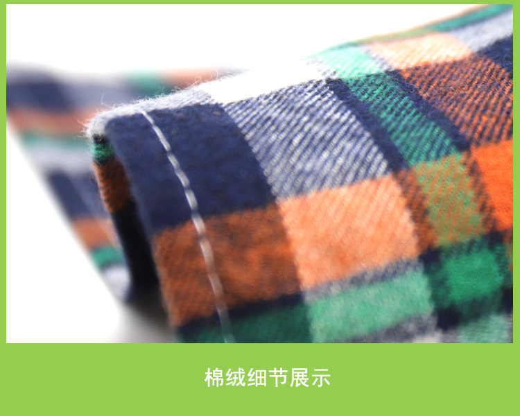 跨境2024母婴用品苏格兰风棉质宝宝围脖格子三角巾儿童大号口水巾详情47