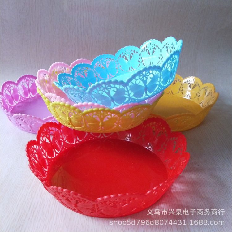 【 Districts 3-7 】 Butterfly-shaped hollowed-out fruit plates 540 yuan per box, wholesale supply for general merchandise. Lace fruit plates, hollowed-out fruit baskets, snack and candy plates, wholesale supply for 1 yuan pic 4