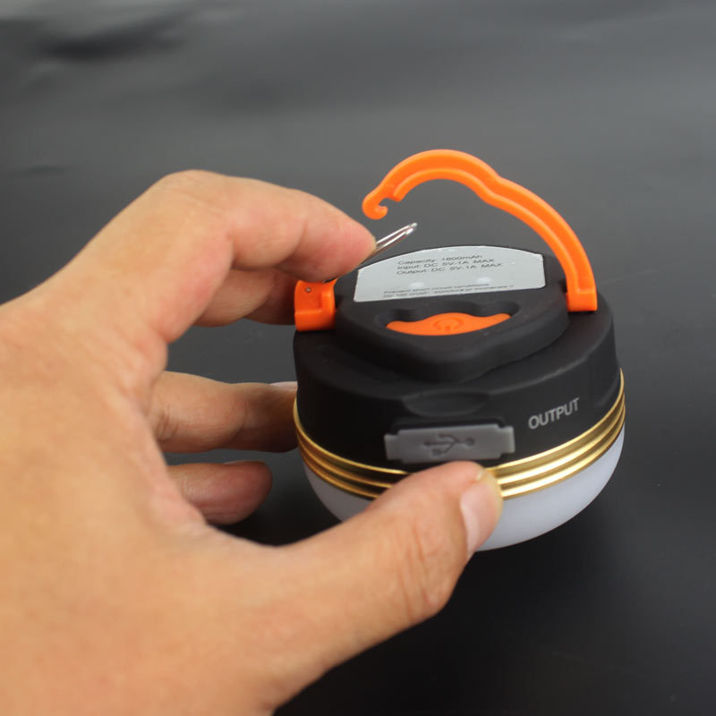 Rechargeable LED outdoor tent lights, camping lights, fishing lights, USB magnets, emergency mobile phone charging, cross-border labeling and distribution pic 46