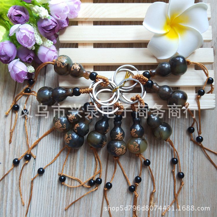 【 Zone 1-2 】 Chinese Zodiac horned Gourd 120/ pack 6000/ Piece 12 Chinese zodiac Gourd Pendants Keychains, best-selling products at street stalls, one-yuan general merchandise pic 3