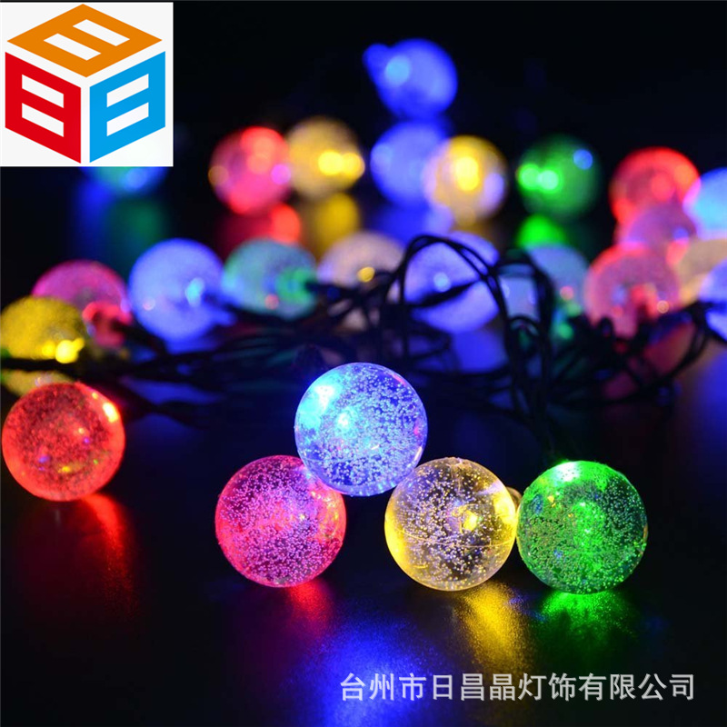 led solar dandelion light string, lawn light, ground insertion sunflower solar LED color light, outdoor decorative light string pic 1