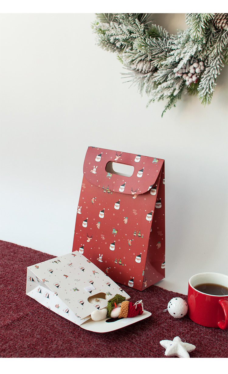 Senyu Ye Christmas Gift Box, Candy Box, gift Candy bag, hand-held flip-top souvenir box bag pic 8