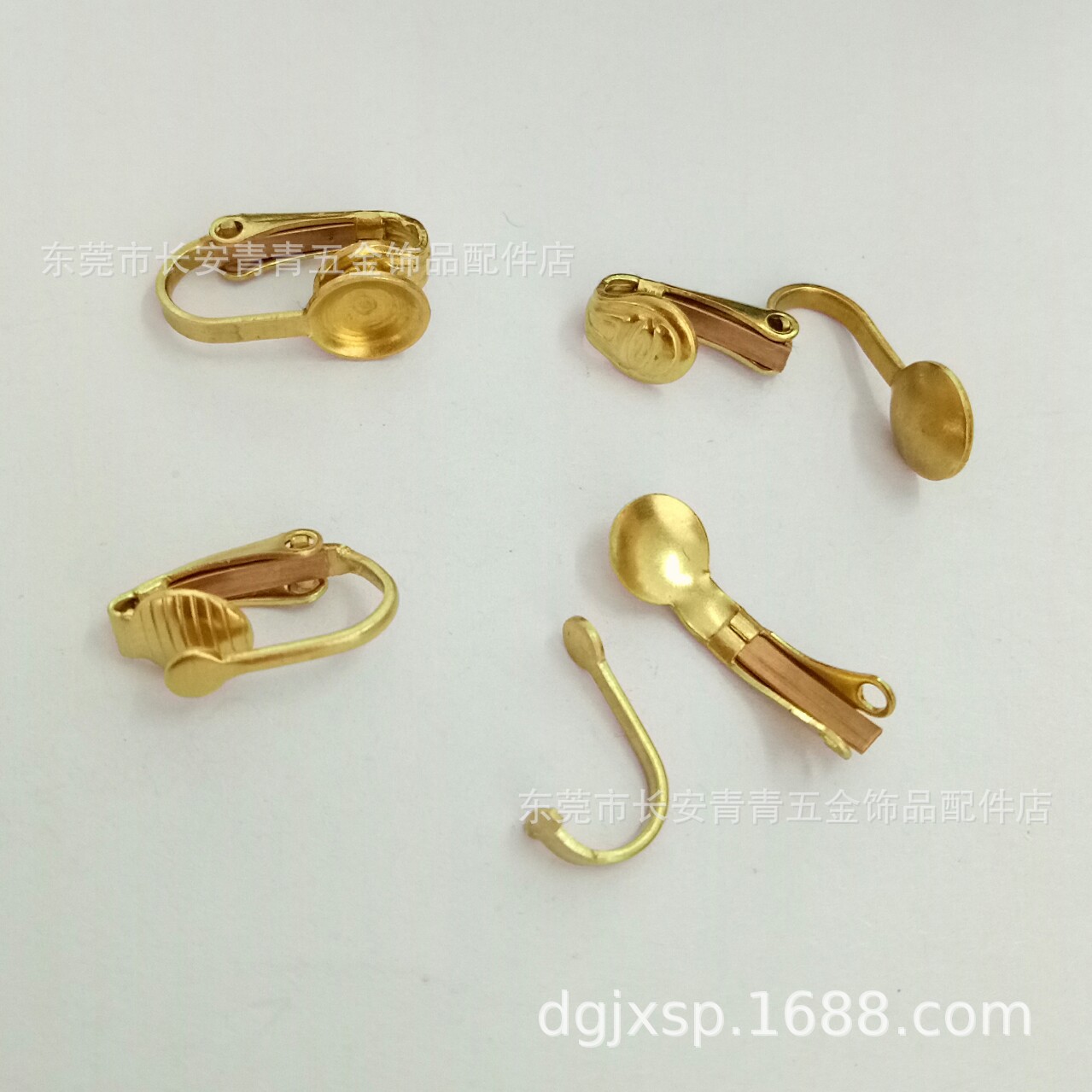 Welding and welding detachable earring clip accessories, U-shaped earring clip, DIY earring handcrafted jewelry accessories pic 6